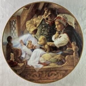 Goldilocks and the Three Bears Limited Edition Collectors Plate 1991